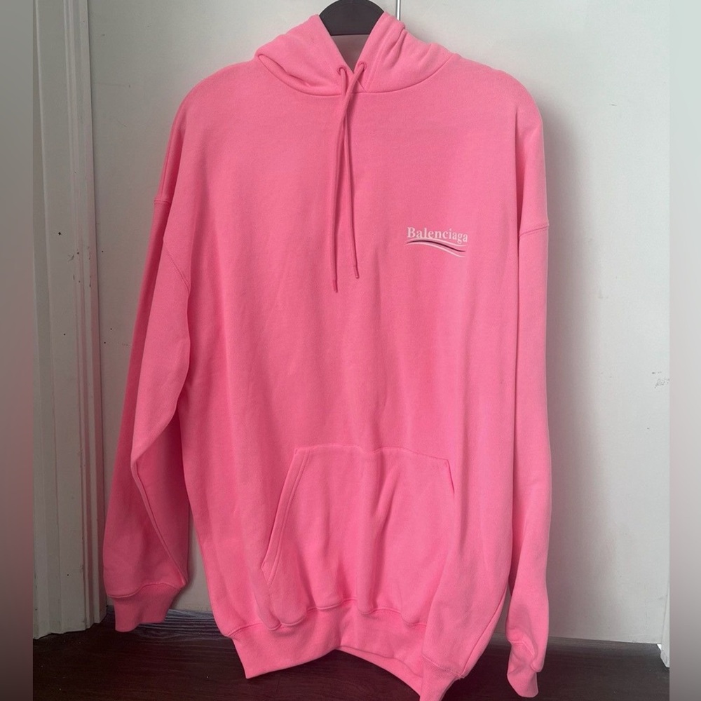 Pink Balenciaga Hoodie